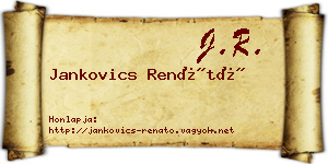 Jankovics Renátó névjegykártya